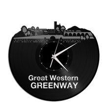 Great Western Greenway Skyline Vinyl Wall Clock - VinylShop.US