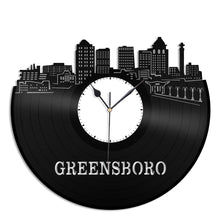 Greensboro Vinyl Wall Clock