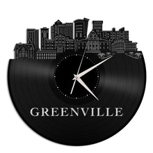 Greenville Vinyl Wall Clock