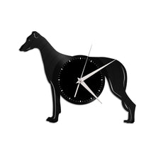 Greyhound Dog Vinyl Wall Clock