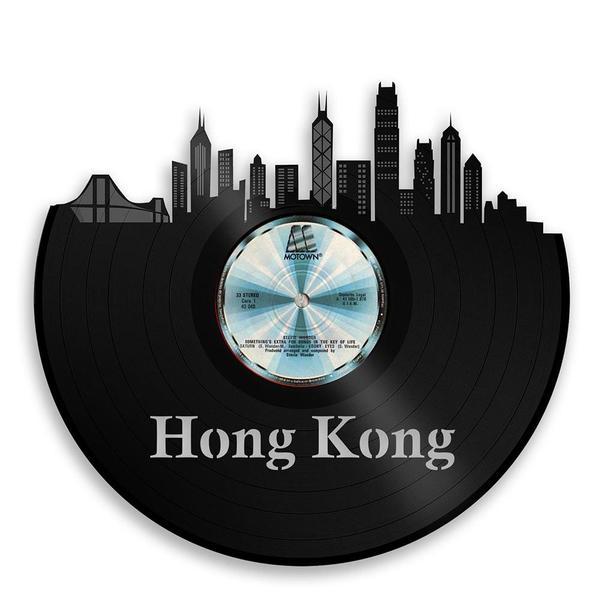 Hong Kong Skyline Vinyl Wall Art - VinylShop.US