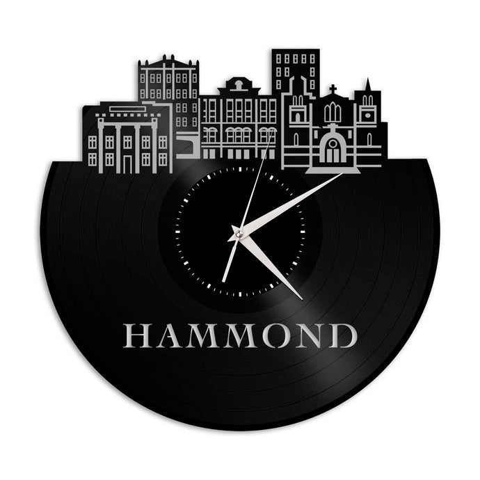 Hammond IN Vinyl Wall Clock