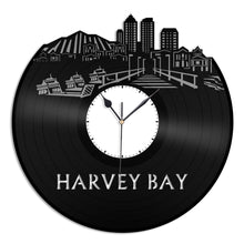 Harvey Bay Vinyl Wall Clock