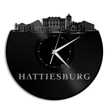 Hattiesburg MS Vinyl Wall Clock