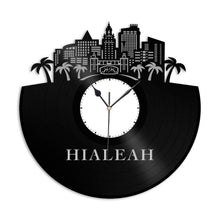 Hialeah FL Vinyl Wall Clock