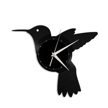 Hummingbird Vinyl Wall Clock