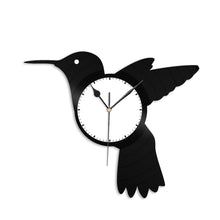 Hummingbird Vinyl Wall Clock
