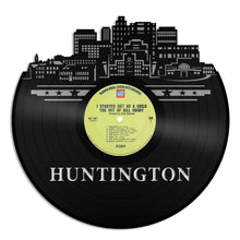 Huntington, Virginia skyline Vinyl Wall Art - VinylShop.US