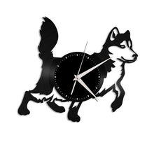 Husky Dog Vinyl Wall Clock - VinylShop.US