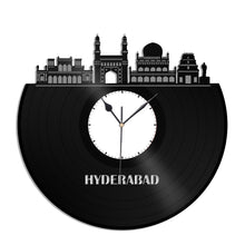 Hyderabad Skyline Vinyl Wall Clock - VinylShop.US
