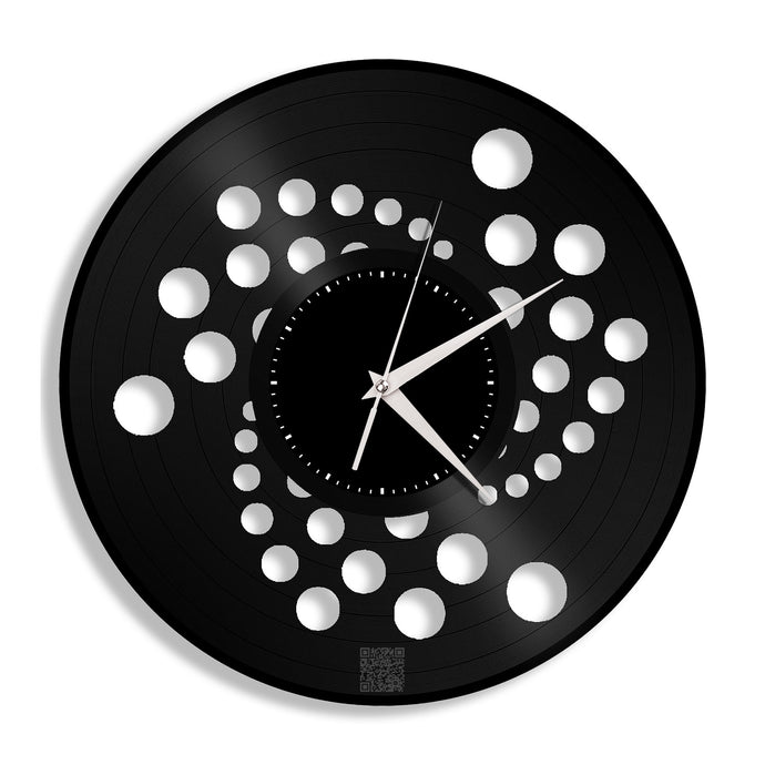 Iota Coin Vinyl Wall Clock - VinylShop.US