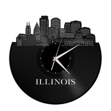 Illinois Vinyl Wall Clock