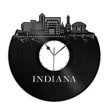 Indiana Vinyl Wall Clock