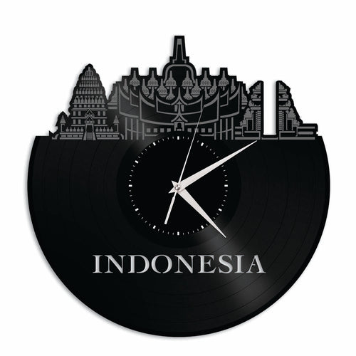 Indonesia Vinyl Wall Clock
