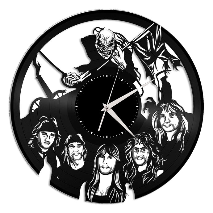 Iron Maiden Vinyl Wall Clock - VinylShop.US