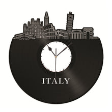 Italy Vinyl Wall Clock