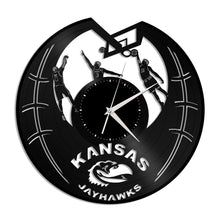 Jayhawks Kansas Team Vinyl Wall Clock - VinylShop.US