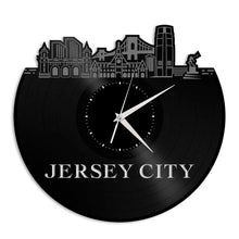Jersey City New Jersey Vinyl Wall Clock