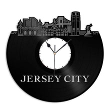 Jersey City New Jersey Vinyl Wall Clock