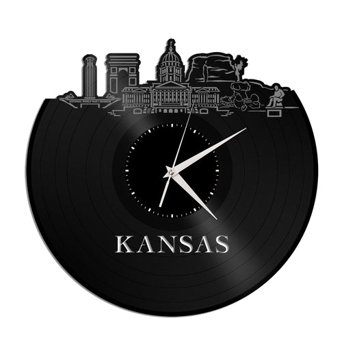 Kansas Vinyl Wall Clock