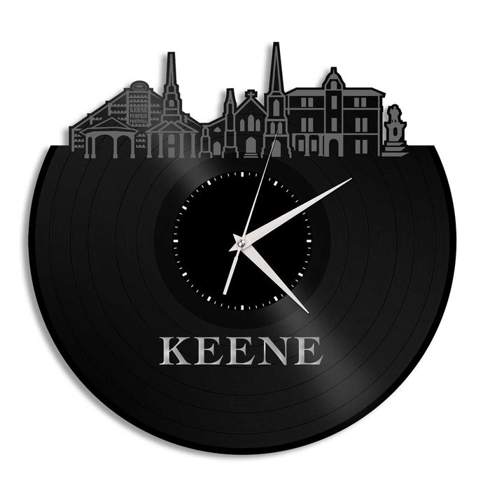 Keene New Hampshire Vinyl Wall Clock