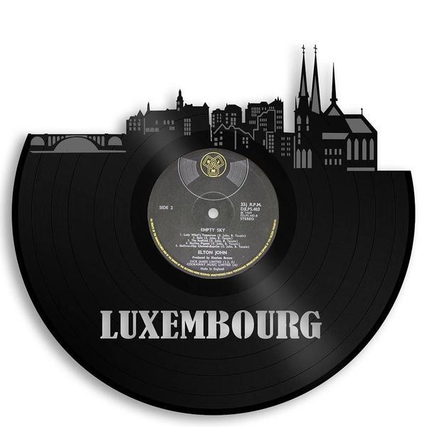 Luxemburg Skyline Vinyl Wall Art - VinylShop.US