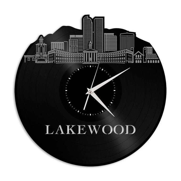 Lakewood CO Vinyl Wall Clock