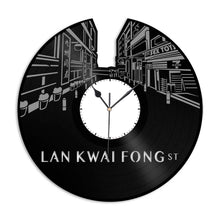 Lan Kwai Fong Vinyl Wall Clock