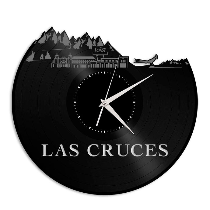 Las Cruces Vinyl Wall Clock