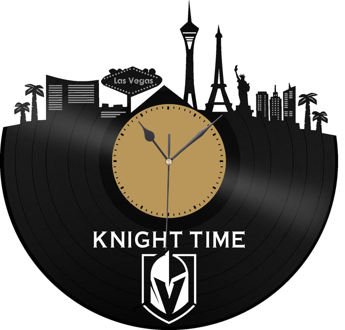 Las Vegas Knight Time CUSTOM CLOCK BL / custom label