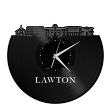 Lawton Oklahoma Vinyl Wall Clock
