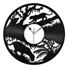 Leopard Jungle Vinyl Wall Clock