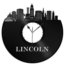 Lincoln Nebraska Vinyl Wall Clock - VinylShop.US