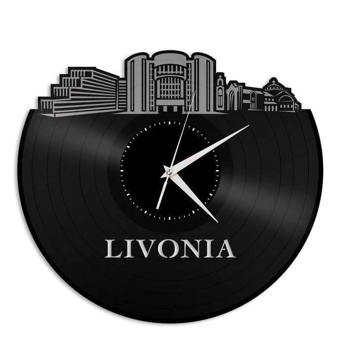 Livonia MI Vinyl Wall Clock