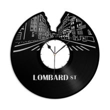 Lombard St Vinyl Wall Clock