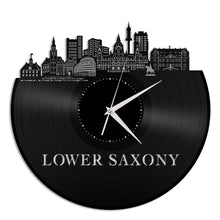 Lower Saxony Skyline Vinyl Wall Clock - VinylShop.US