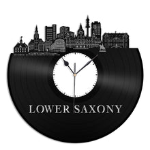 Lower Saxony Skyline Vinyl Wall Clock - VinylShop.US