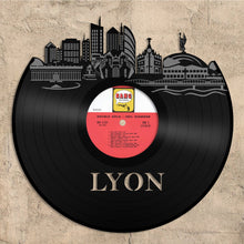 Lyon, France Skyline Vinyl Wall Art - VinylShop.US