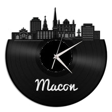 Macon Georgia Vinyl Wall Clock