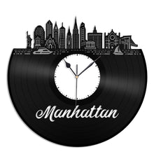Manhattan Vinyl Wall Clock - VinylShop.US