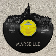 Marseille Skyline Vinyl Wall Art - VinylShop.US