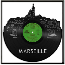 Marseille Skyline Vinyl Wall Art - VinylShop.US