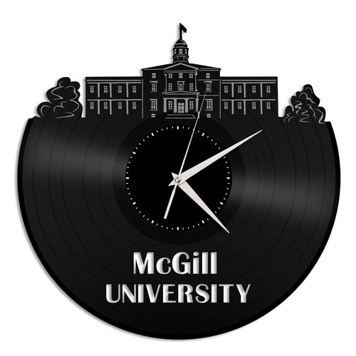 McGill University Vinyl Wall Clock - VinylShop.US