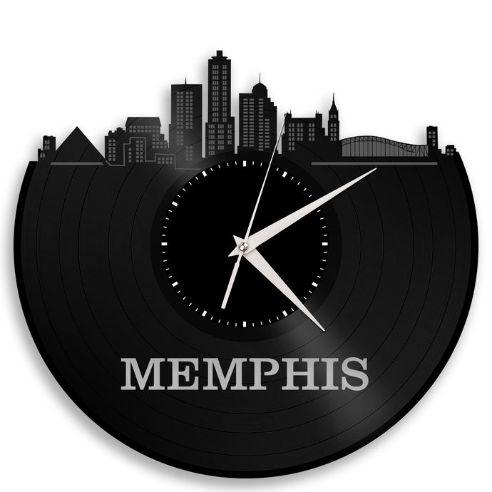 Memphis Skyline Clock 2 Dozen