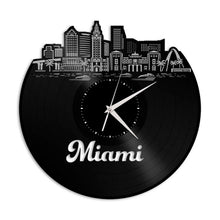 Miami New Vinyl Wall Clock