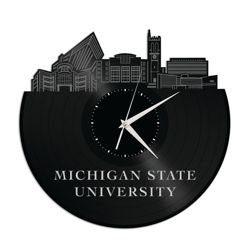 Michigan State University Vinyl Wall Clock