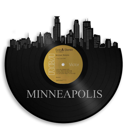 Minneapolis Skyline Vinyl Wall Art - VinylShop.US