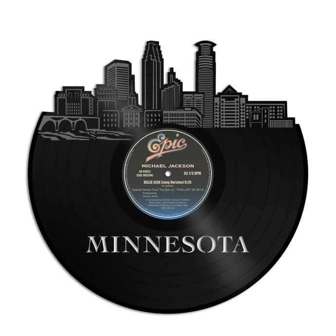 Minnesota Skyline Vinyl Wall Art