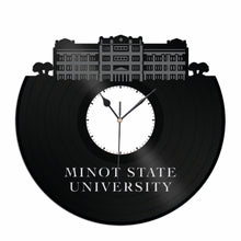Minot State University Vinyl Wall Clock