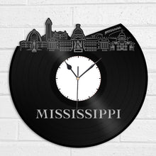 Mississippi Vinyl Wall Clock